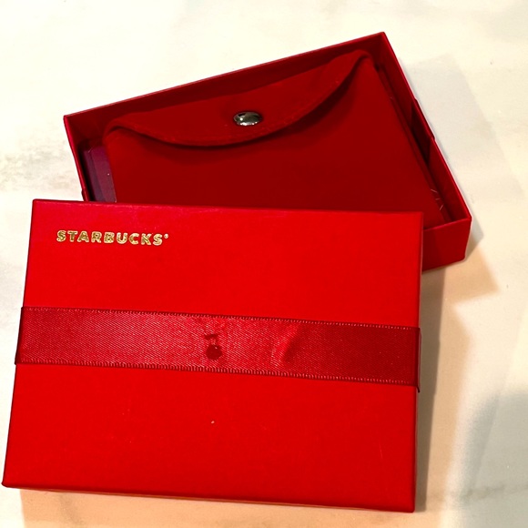 Sterling premium silver Starbucks Collector limited edition key chain 0 balance - Picture 2 of 2